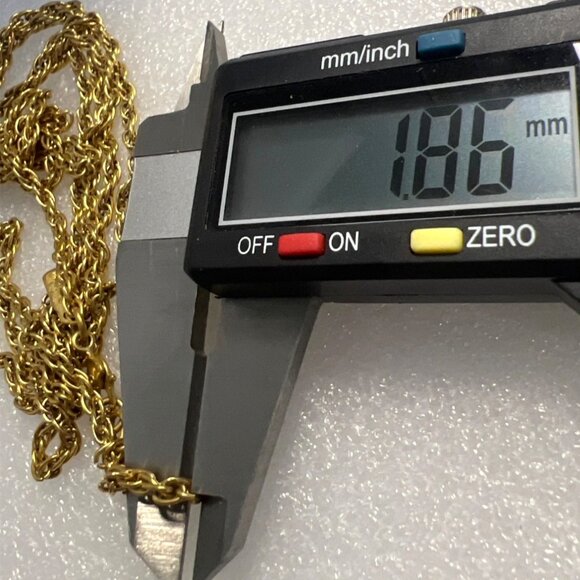 Vintage Monet Rope Chain 56" 1.8 mm  Gold-Tone Necklace Versatile Preppy Classy - Picture 8 of 9